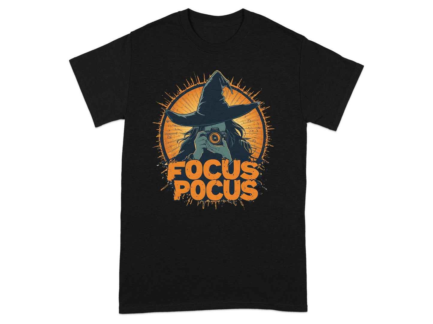 Focus Pocus Witch with Camera Graphic Tee