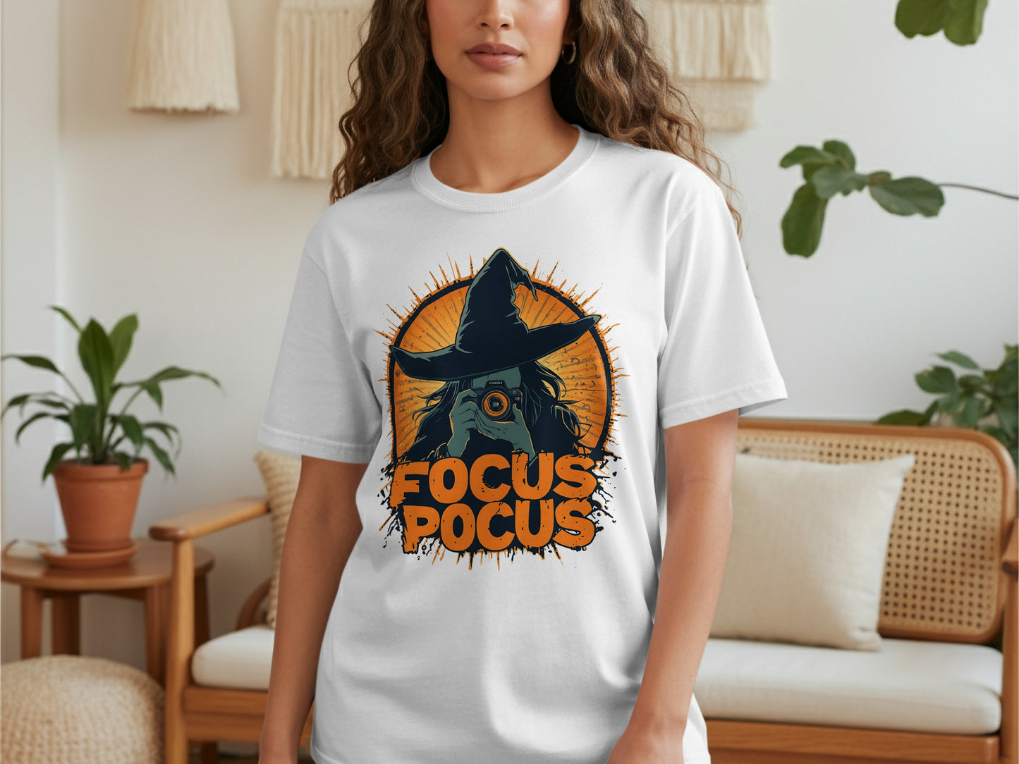 Focus Pocus Graphic Tee Halloween Design