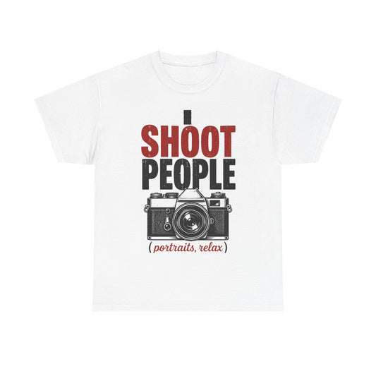 I Shoot People Portraits Funny Photographer Tee