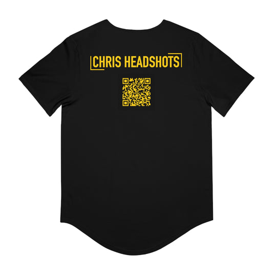 ELL Yeah! Chris Headshots Curved Hem Tee