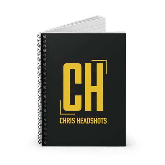 Chris Headshots Spiral Notebook - Ruled Line
