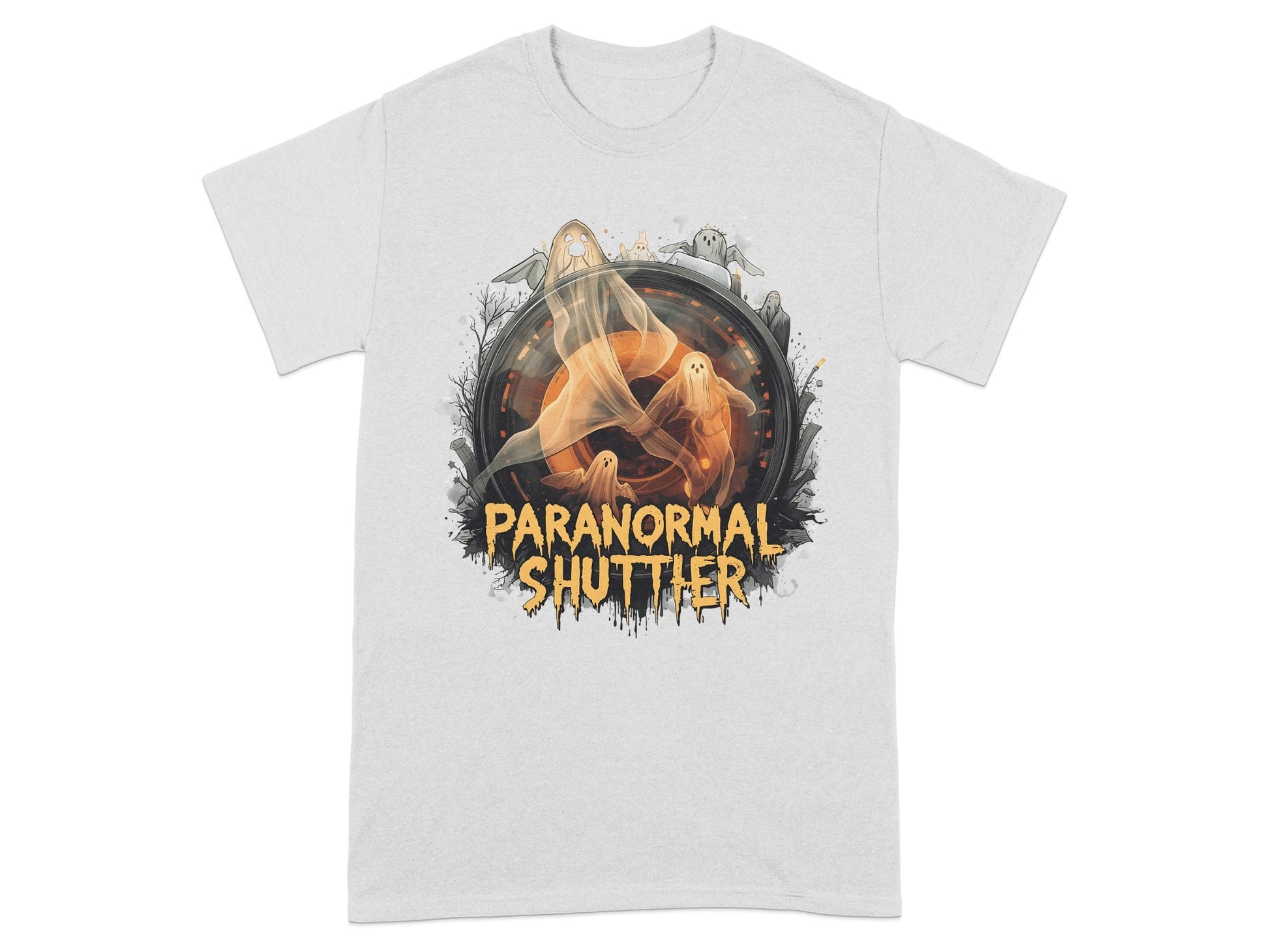Paranormal Shutter Unique Halloween Design T-shirt