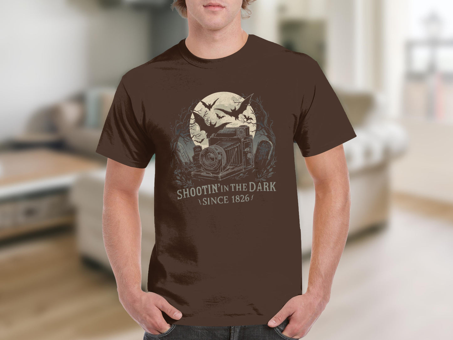 Shootin' in the Dark Since 1826 Men's T-Shirt