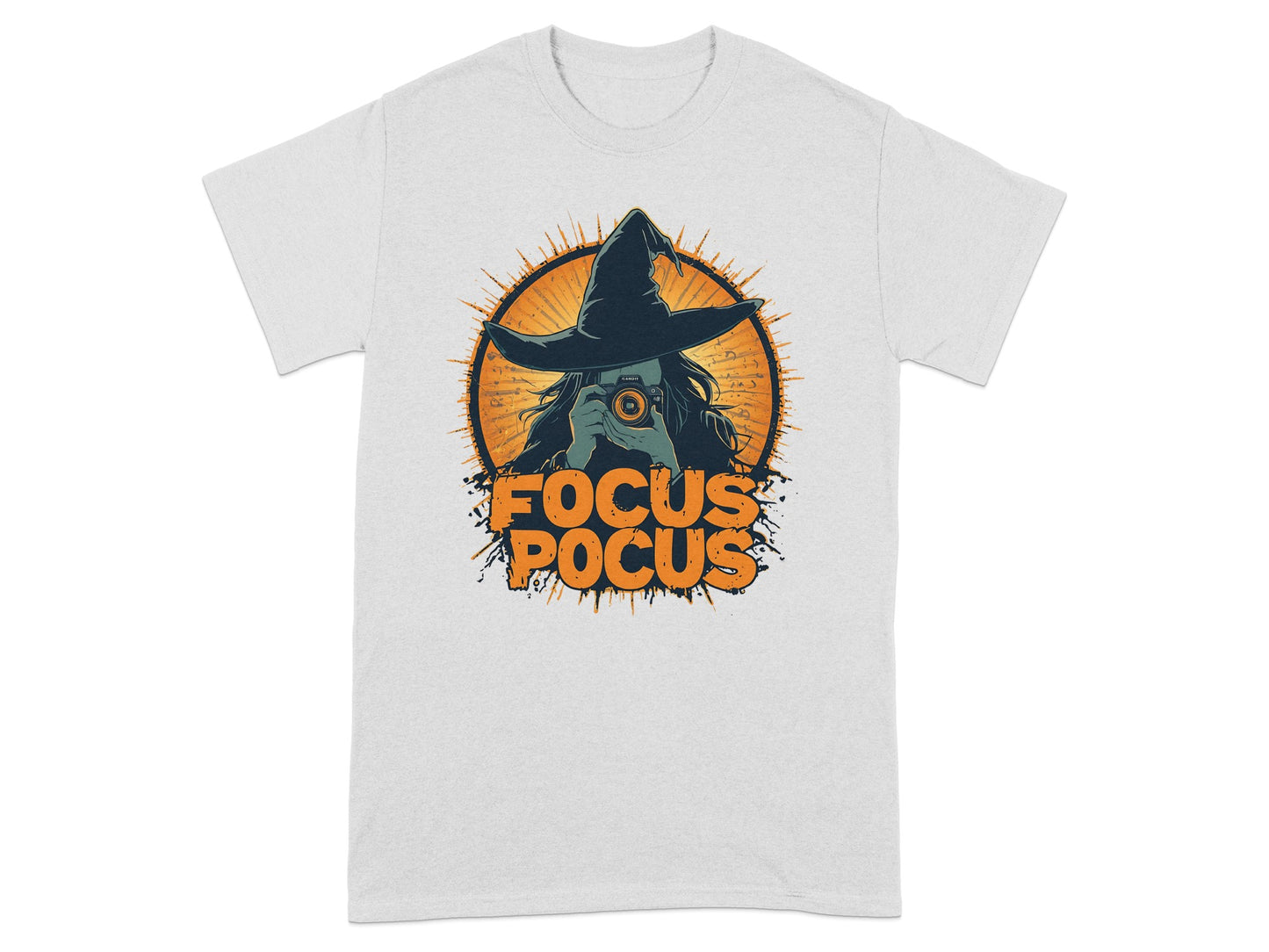 Focus Pocus Graphic Print T-shirt Halloween