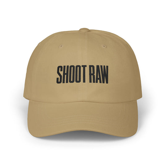 Shoot RAW Embroidered Dad Cap