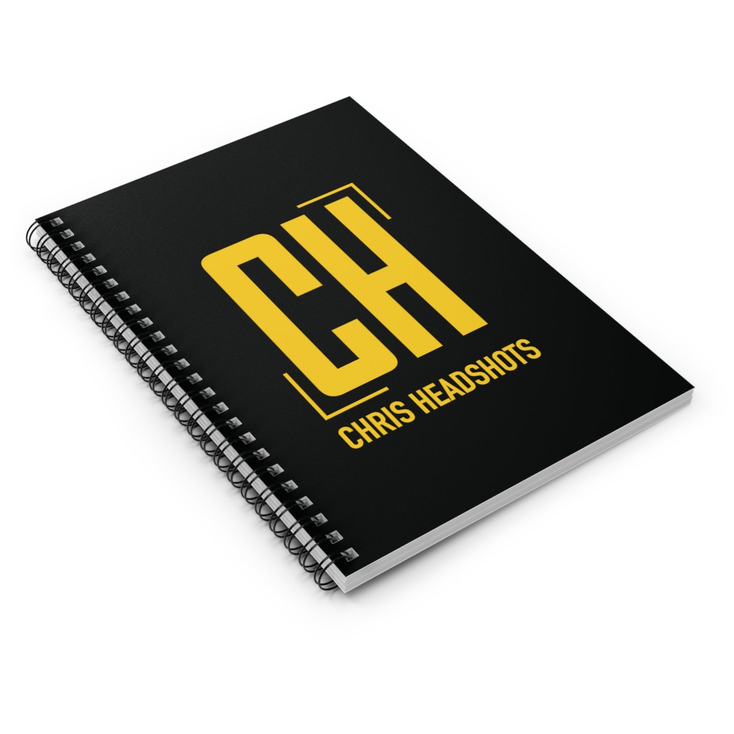 Chris Headshots Spiral Notebook - Ruled Line