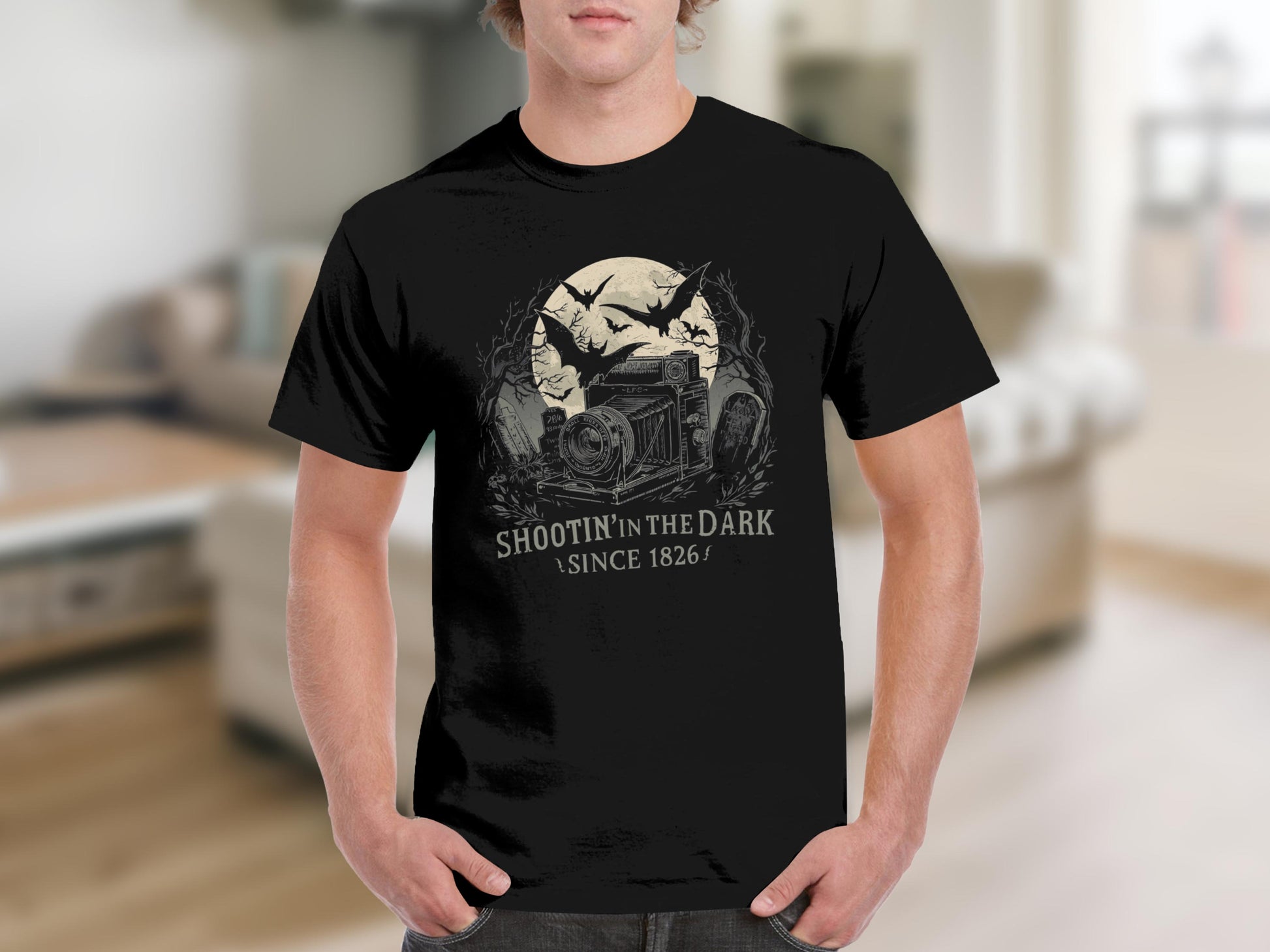Shootin in the Dark Since 1826 graphic shirt