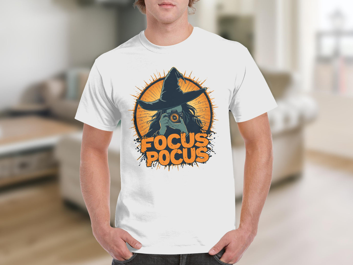 Focus Pocus Graphic Printed Short Sleeve Tee
