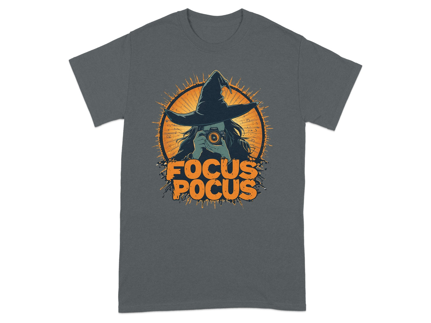 Focus Pocus Witch with Camera Halloween Shirt
