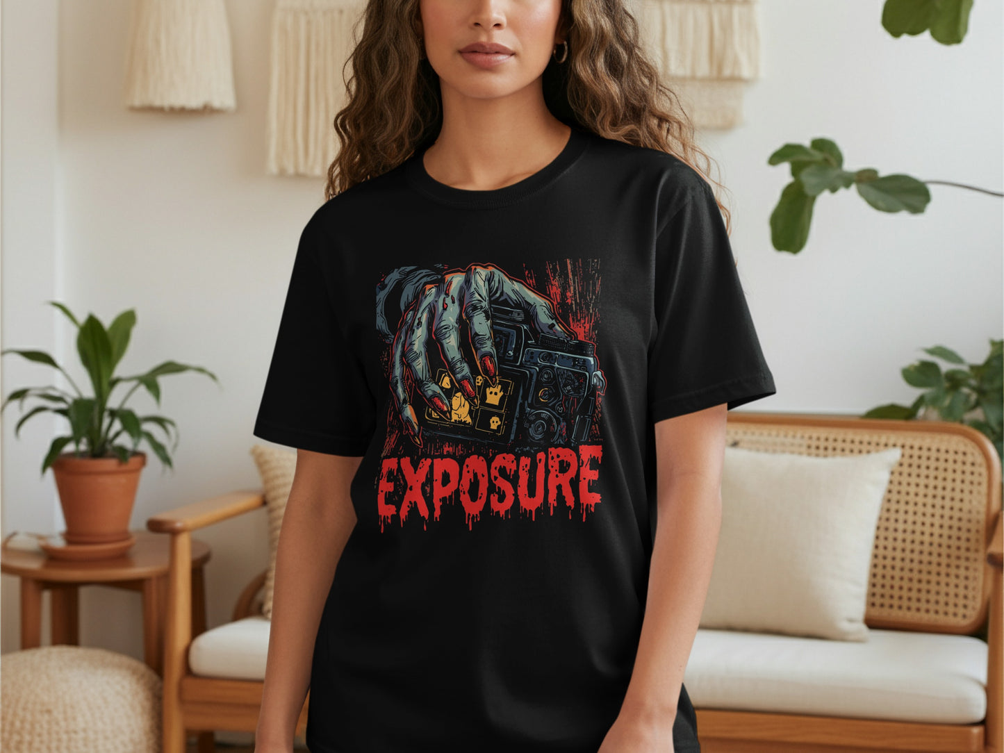 Graphic T-Shirt With Bold Exposure Design