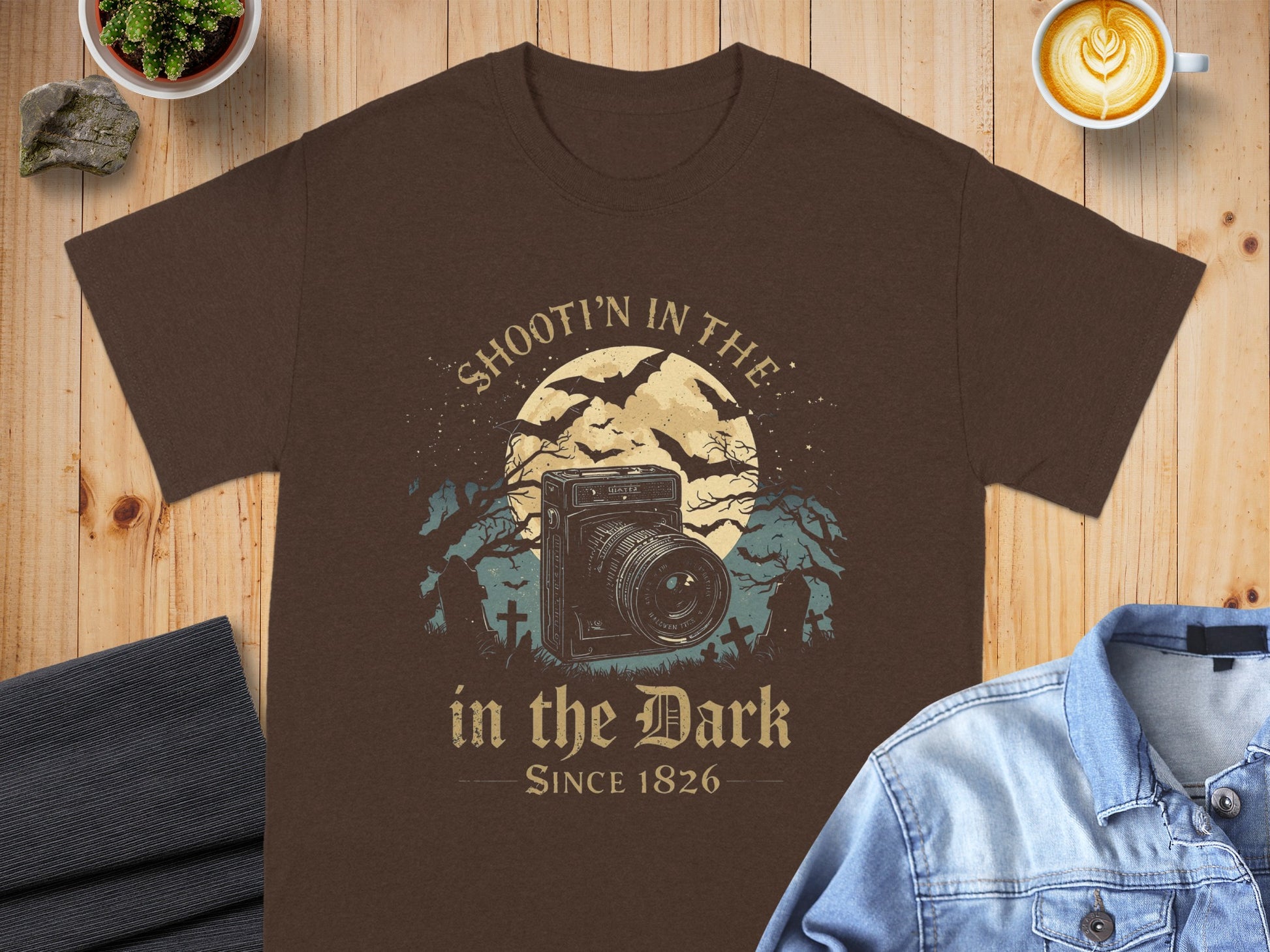 Shoot'in in the Dark Since 1826 Graphic T-shirt