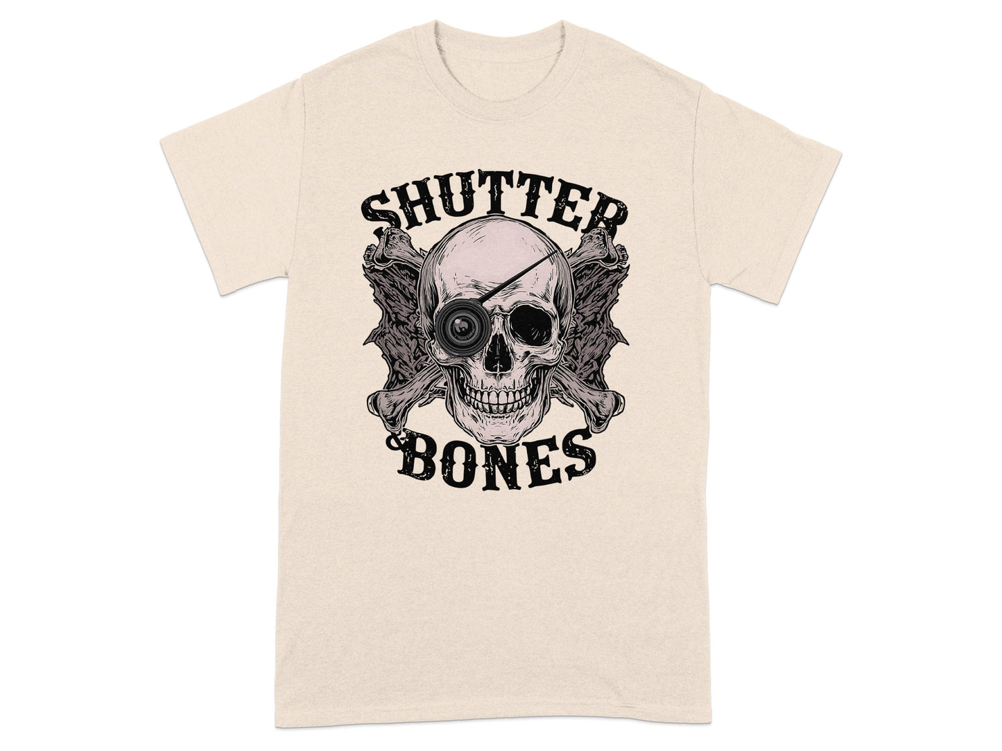 Shutter Bones Skull and Crossbones Graphic Tee