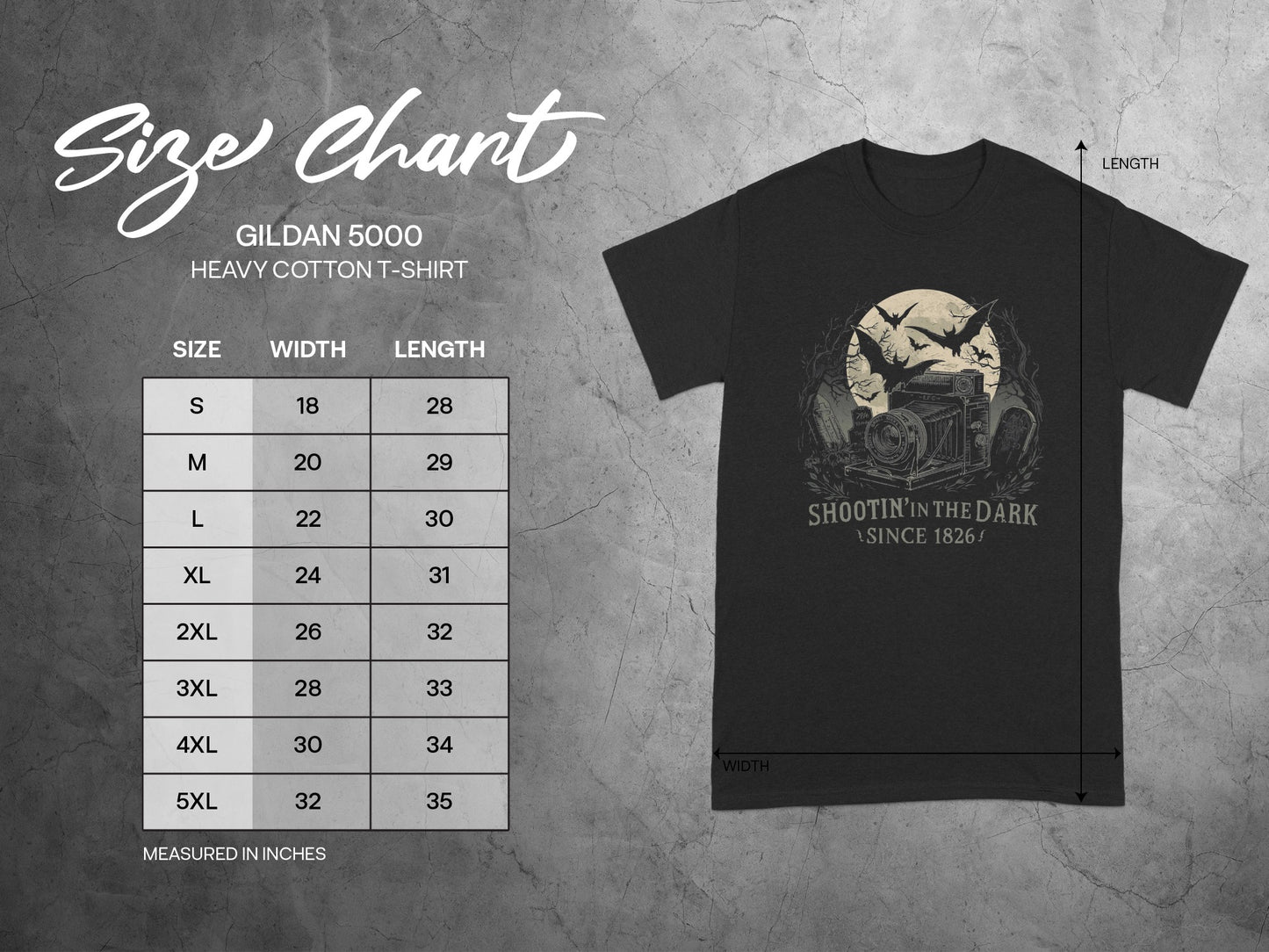 Shootin' in The Dark Since 1826 T-shirt