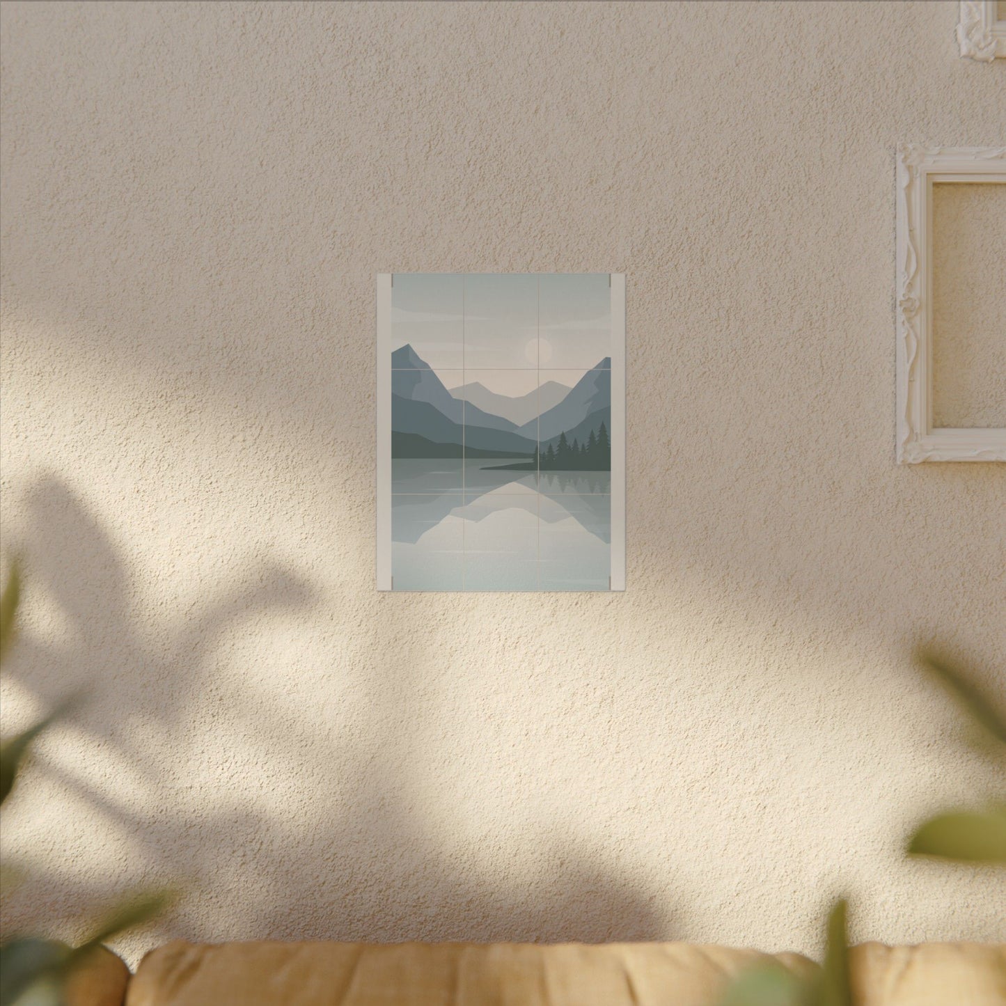 Rule of Thirds Lake Canvas Wall Art