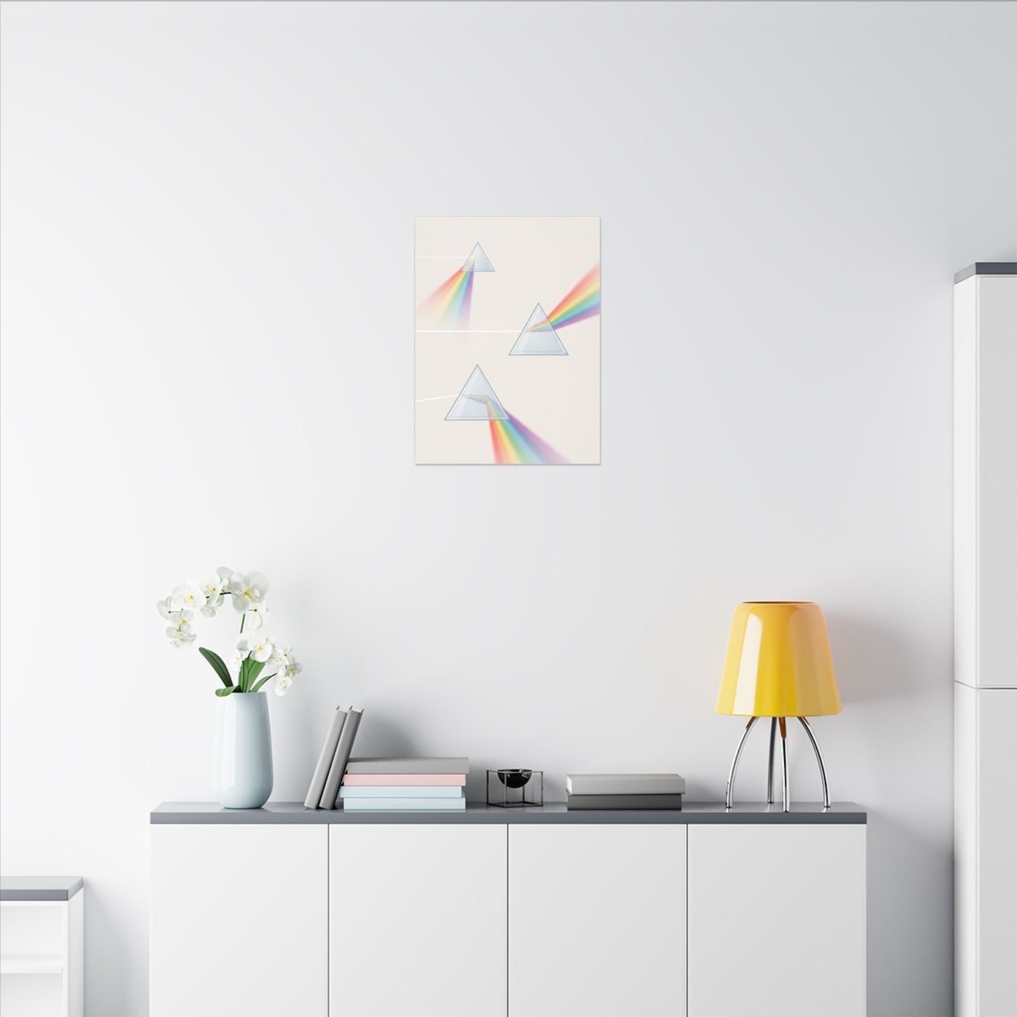 Prism Light Spectrum Canvas Wall Art