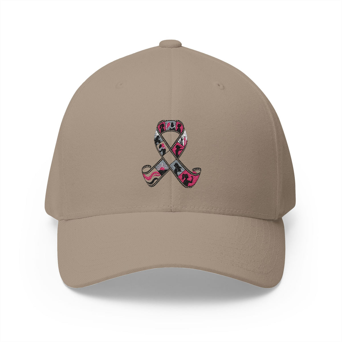 Film Strip Ribbon — Breast Cancer Awareness Embroidered Cap (Photographer Collection)