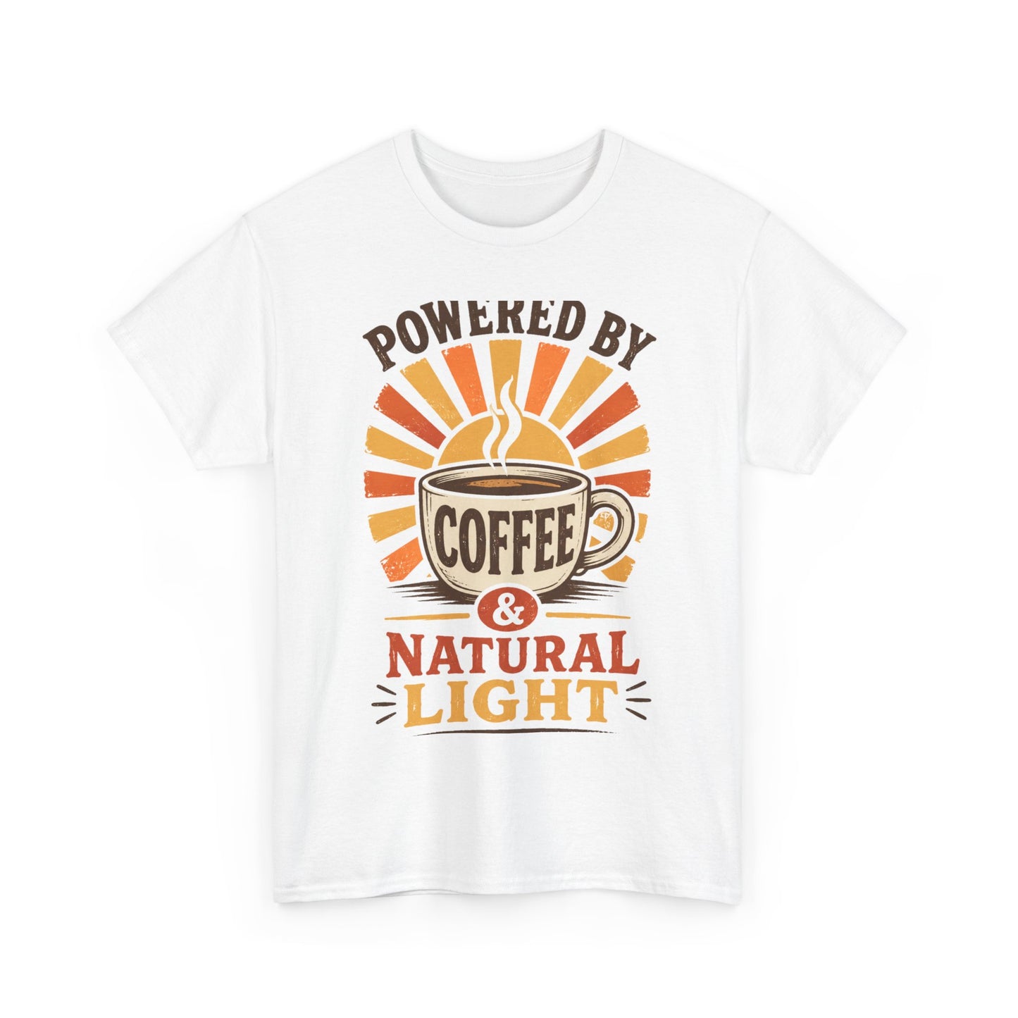 Powered by Coffee and Natural Light Photographer Tee