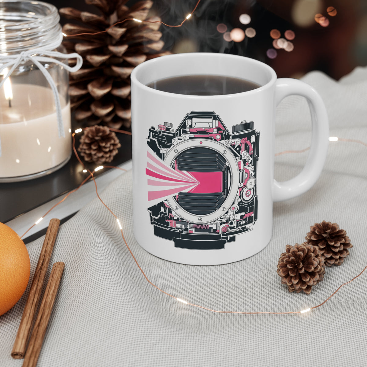 Shutter / Early Detection — Breast Cancer Awareness Mug (Photographer Collection)