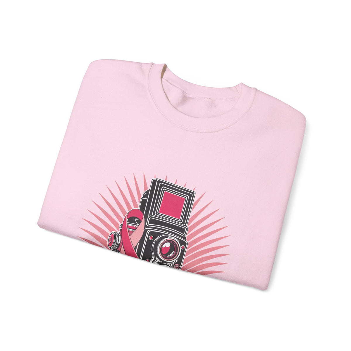 Shoot for a Cure — Breast Cancer Awareness Crewneck (Photographer Collection)