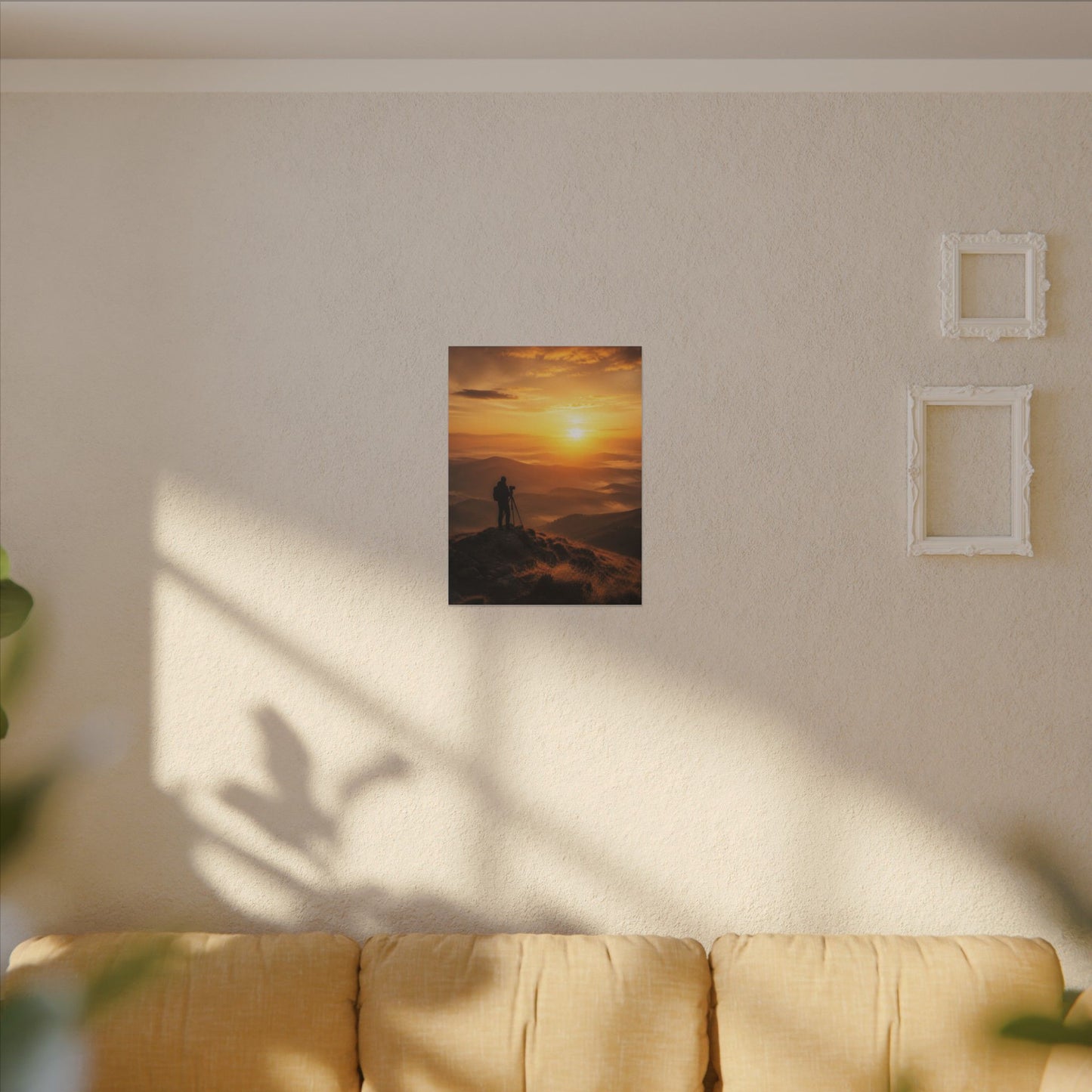 Golden Hour Photographer Canvas Wall Art
