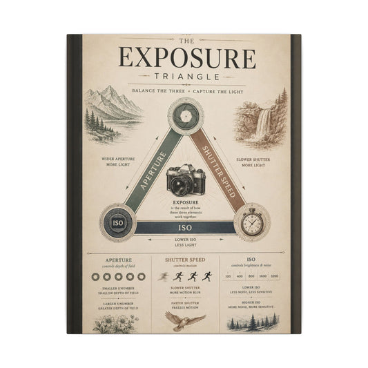 Exposure Triangle Canvas Wall Art
