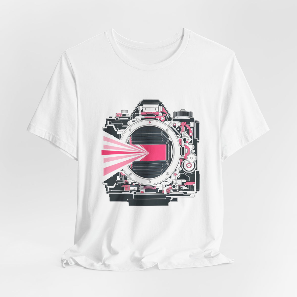 Shutter / Early Detection — Breast Cancer Awareness Tee (Photographer Collection)