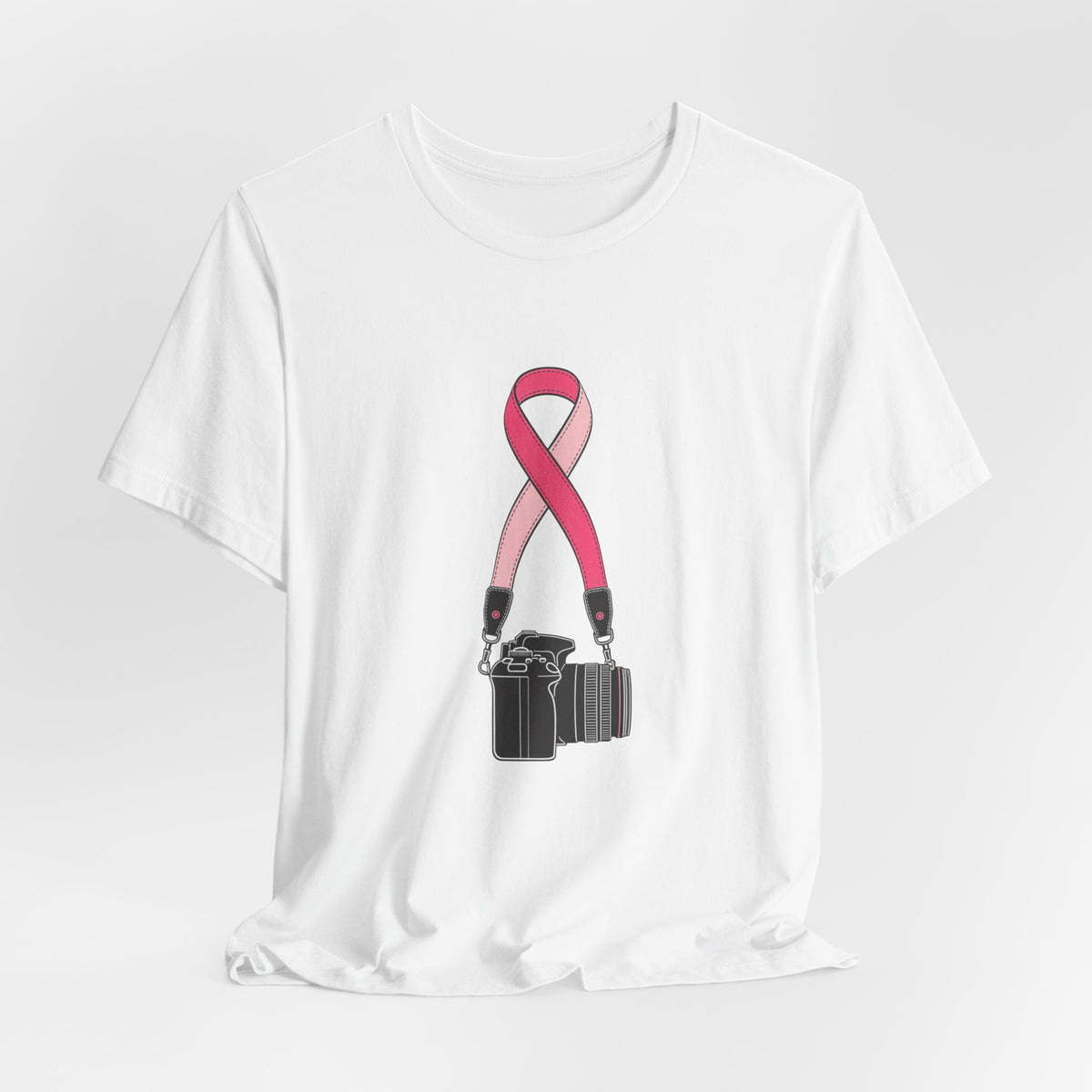 The Strap — Breast Cancer Awareness Tee (Photographer Collection)