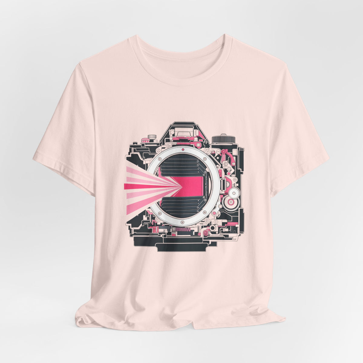 Shutter / Early Detection — Breast Cancer Awareness Tee (Photographer Collection)
