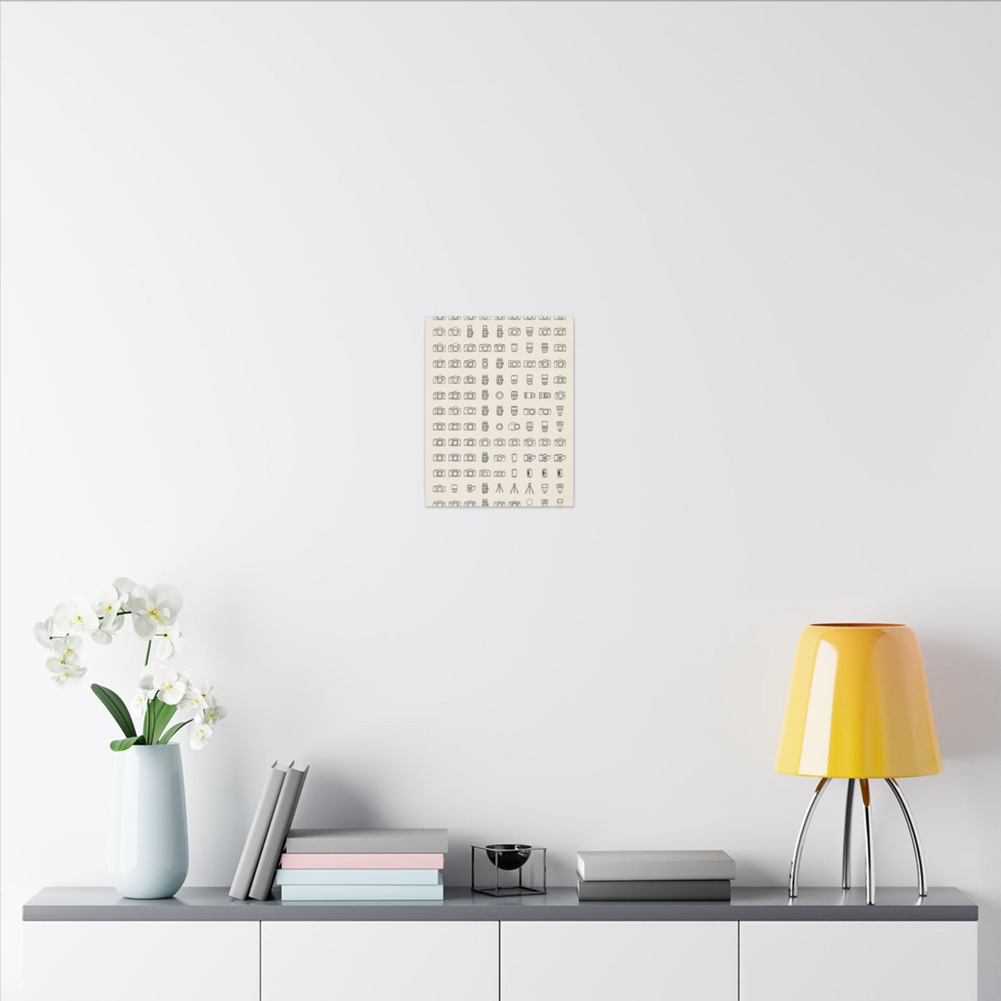 Camera Collector Chart Canvas Wall Art