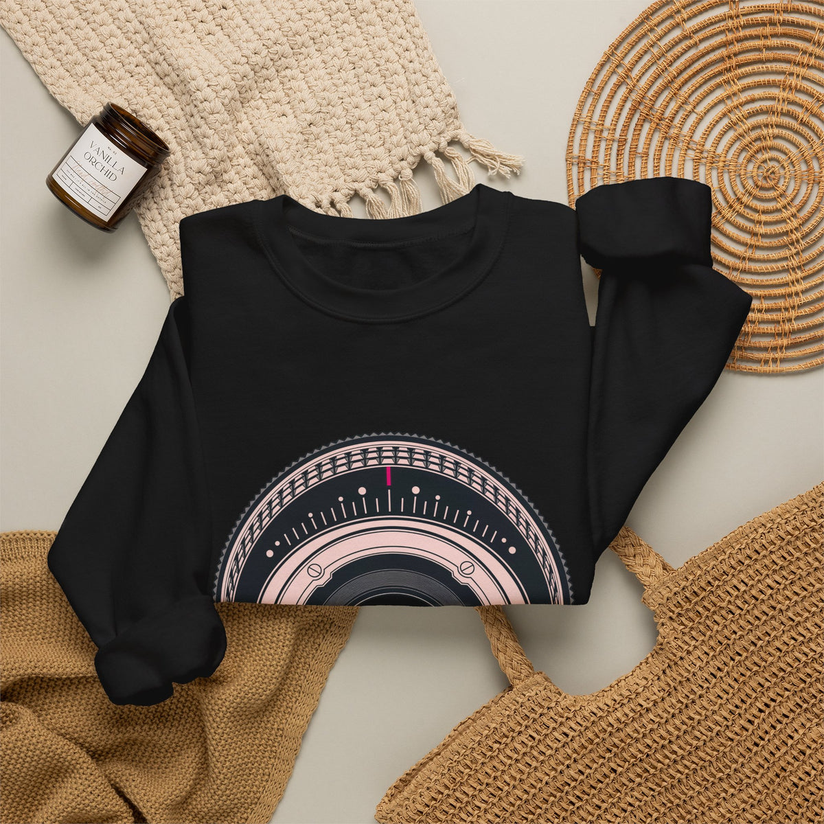 Focus on the Cure — Breast Cancer Awareness Crewneck (Photographer Collection)
