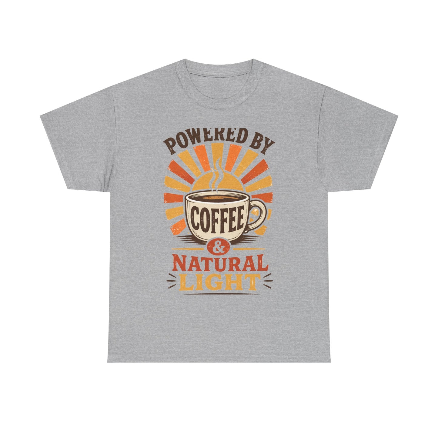 Powered by Coffee and Natural Light Photographer Tee