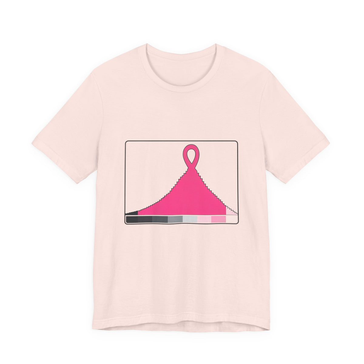 Histogram of Hope — Breast Cancer Awareness Tee (Photographer Collection)