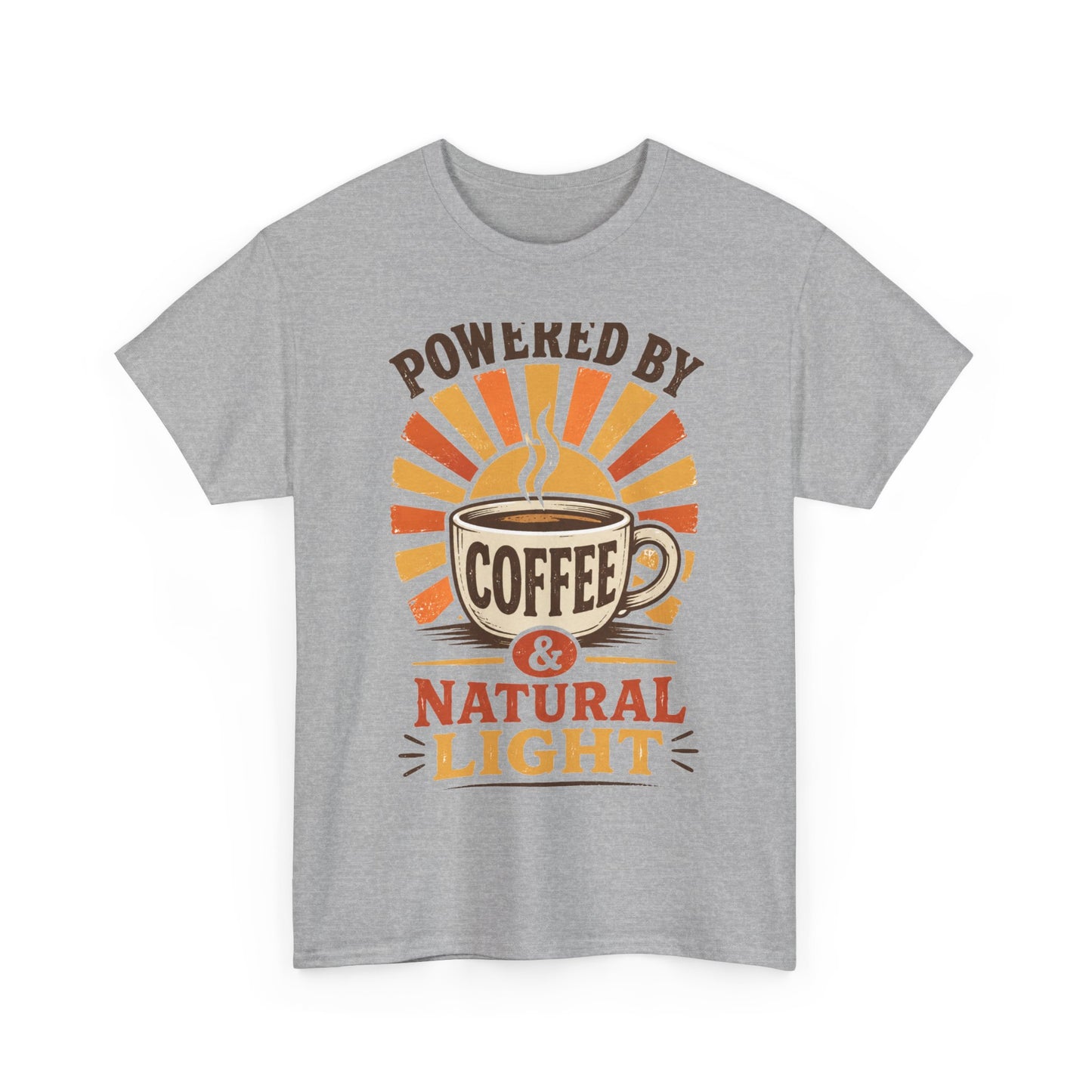 Powered by Coffee and Natural Light Photographer Tee