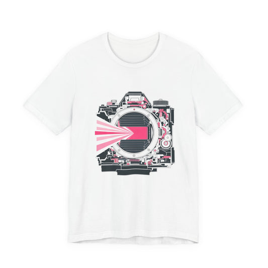 Shutter / Early Detection — Breast Cancer Awareness Tee (Photographer Collection)