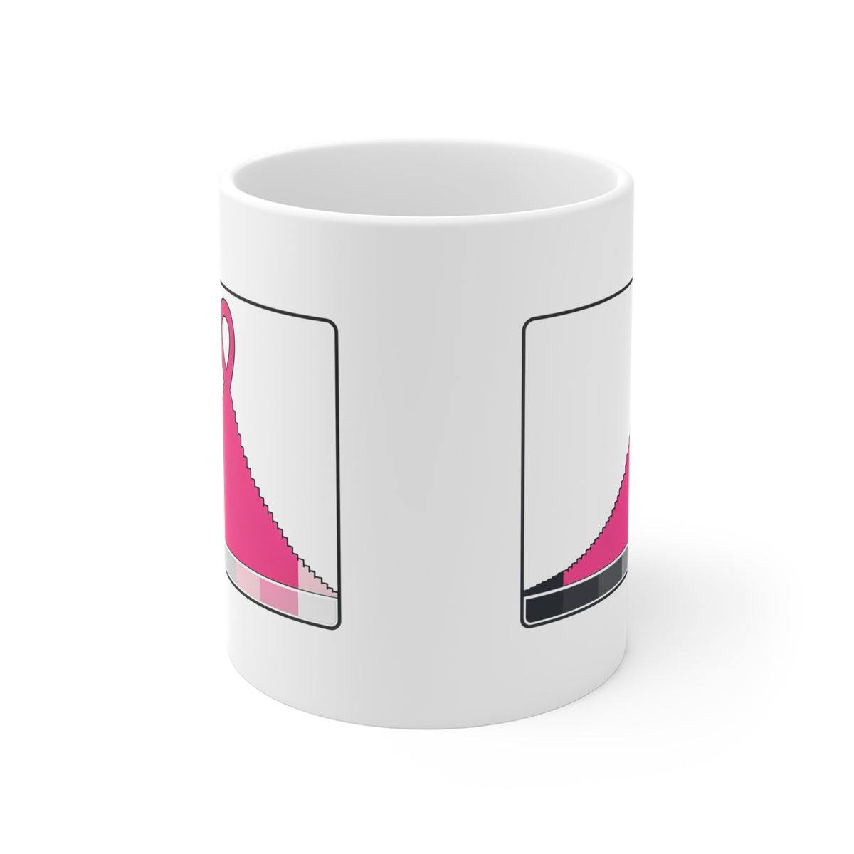Histogram of Hope — Breast Cancer Awareness Mug (Photographer Collection)