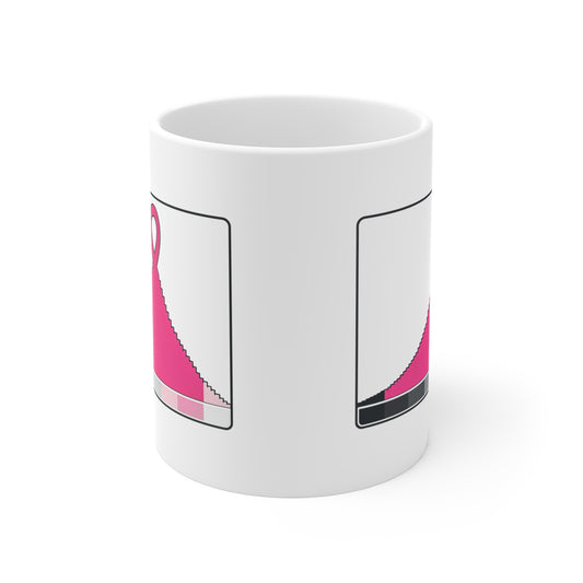 Histogram of Hope — Breast Cancer Awareness Mug (Photographer Collection)