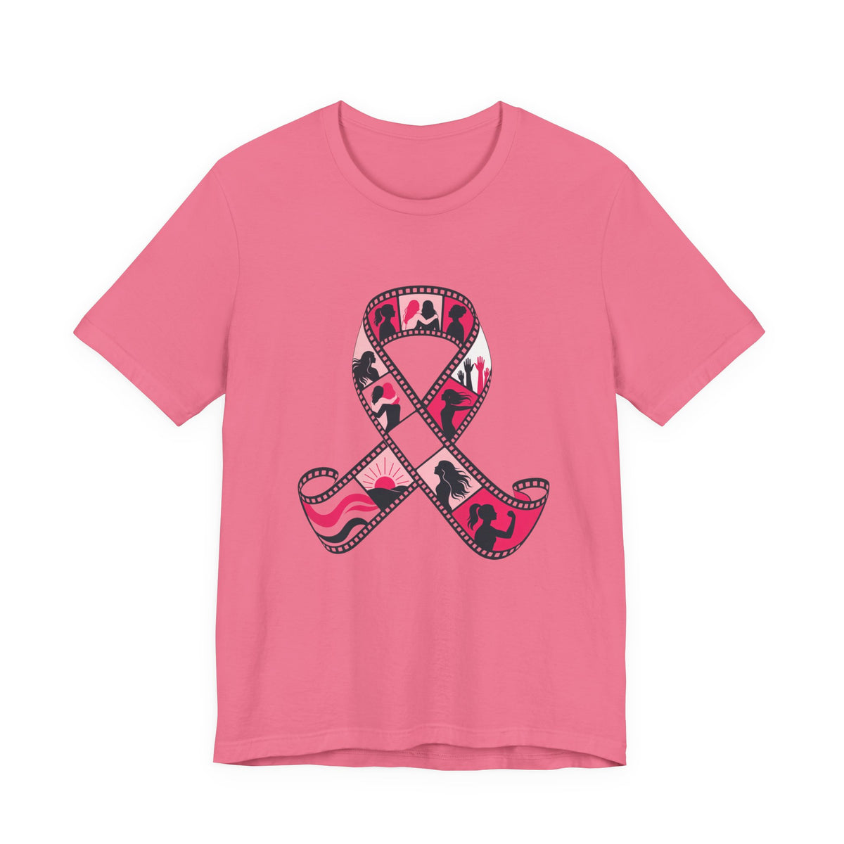 Film Strip Ribbon — Breast Cancer Awareness Tee (Photographer Collection)
