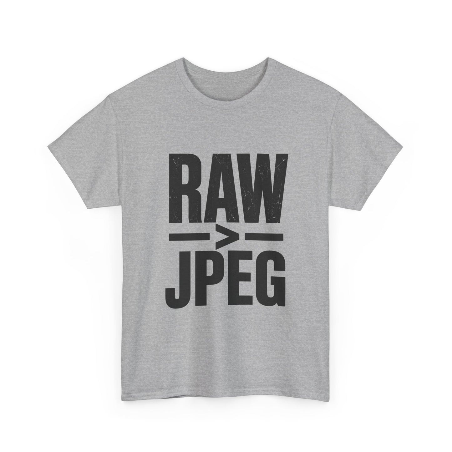 RAW > JPEG Photographer Tee