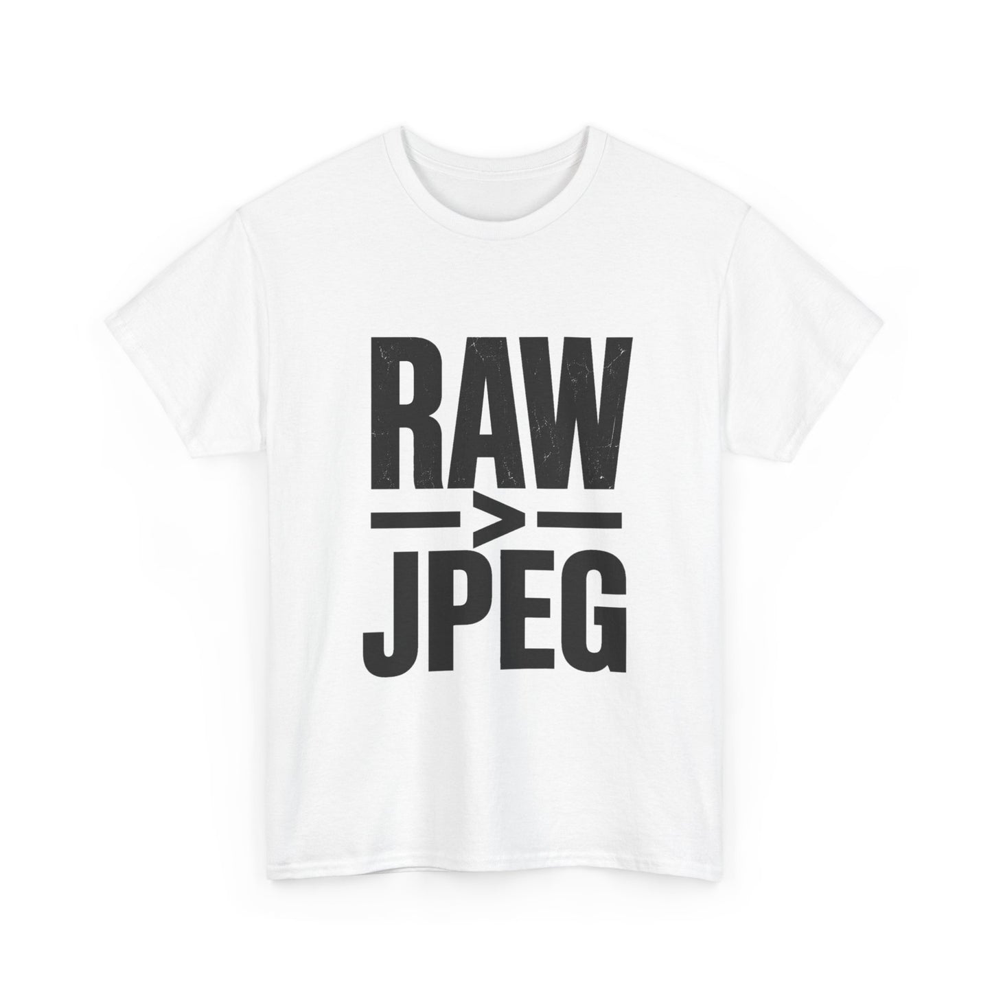 RAW > JPEG Photographer Tee