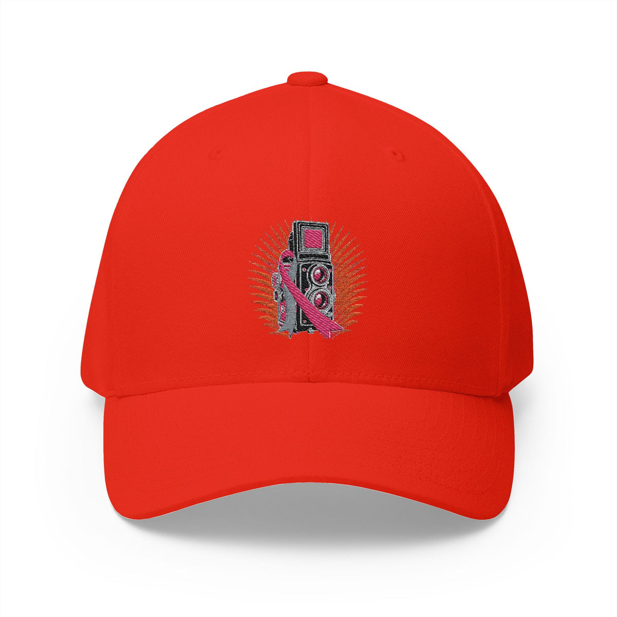 Shoot for a Cure — Breast Cancer Awareness Embroidered Cap (Photographer Collection)