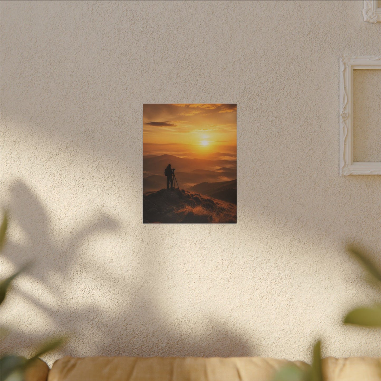 Golden Hour Photographer Canvas Wall Art