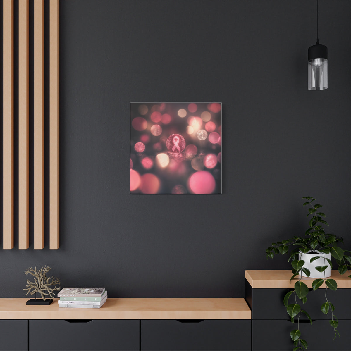 Bokeh of Survivors — Breast Cancer Awareness Canvas (Photographer Collection)