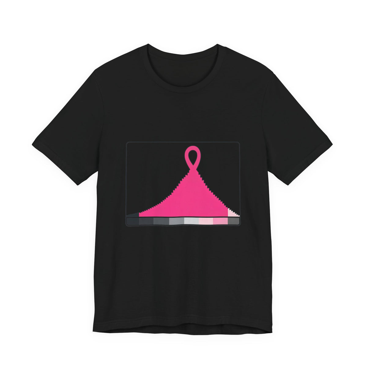 Histogram of Hope — Breast Cancer Awareness Tee (Photographer Collection)