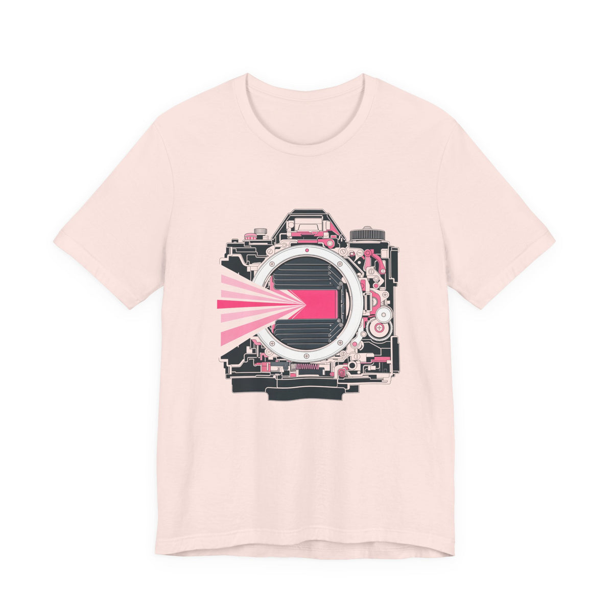 Shutter / Early Detection — Breast Cancer Awareness Tee (Photographer Collection)