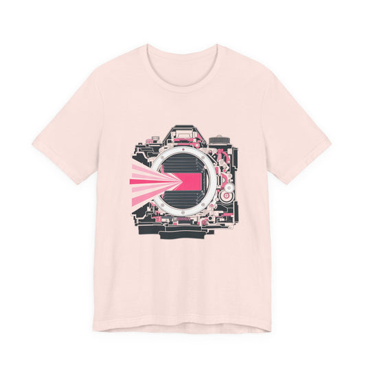 Shutter / Early Detection — Breast Cancer Awareness Tee (Photographer Collection)