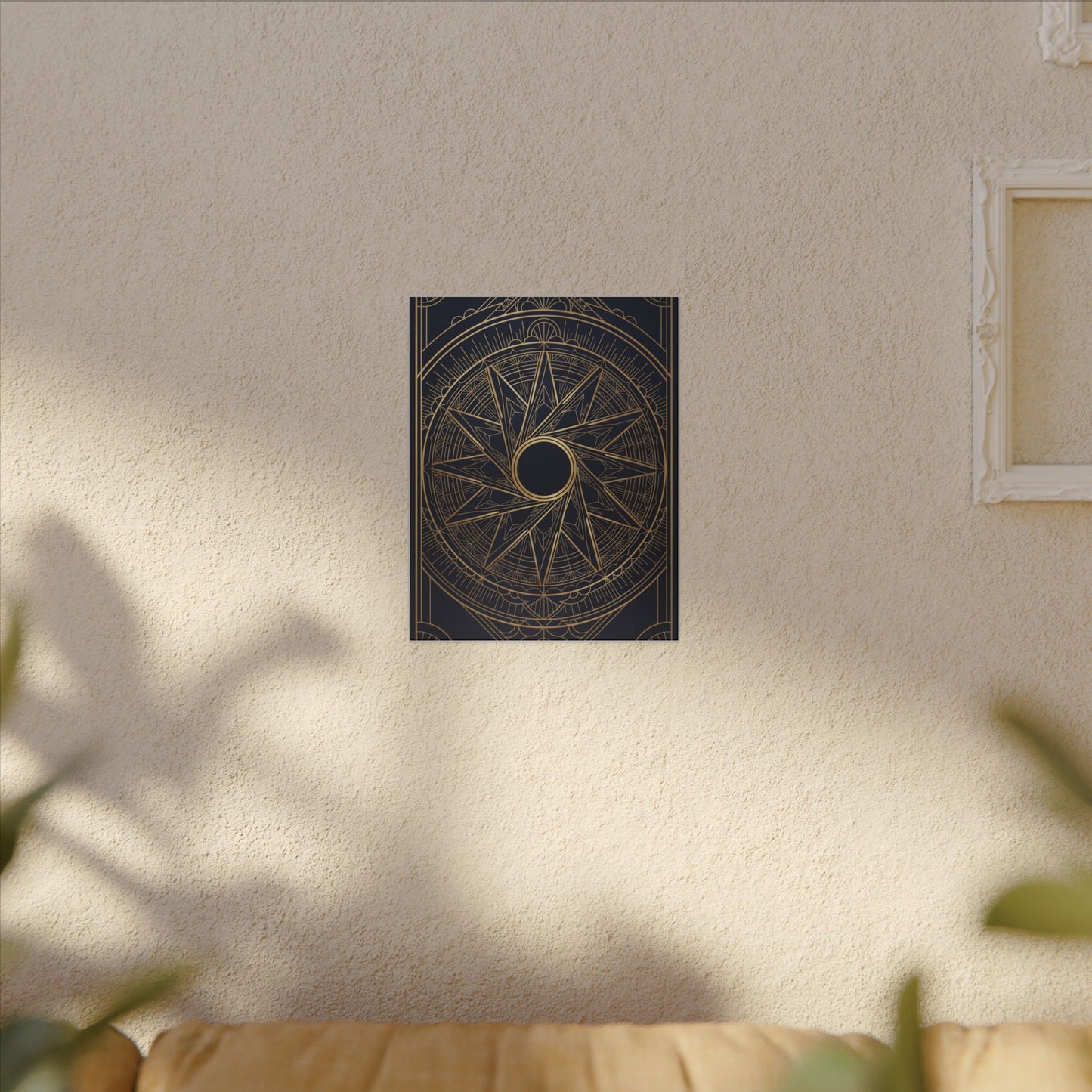 Art Deco Aperture Canvas Wall Art