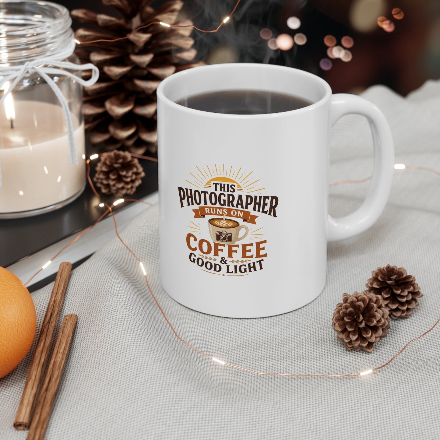 Coffee and Good Light Photographer Mug 11oz