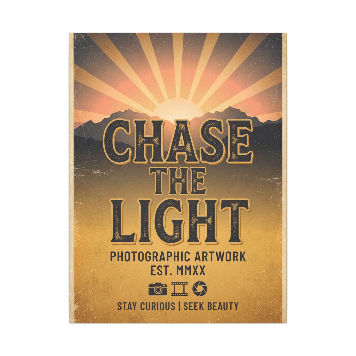 Chase the Light Canvas Wall Art