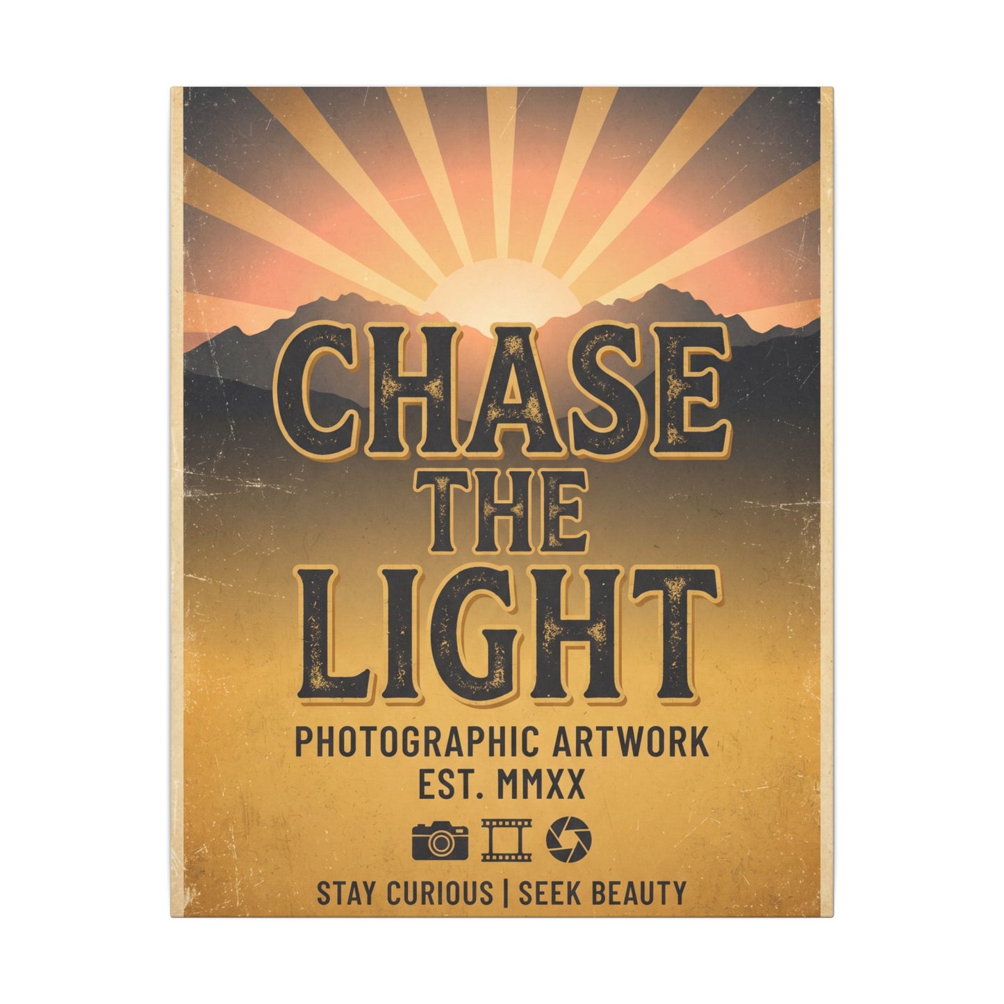 Chase the Light Canvas Wall Art