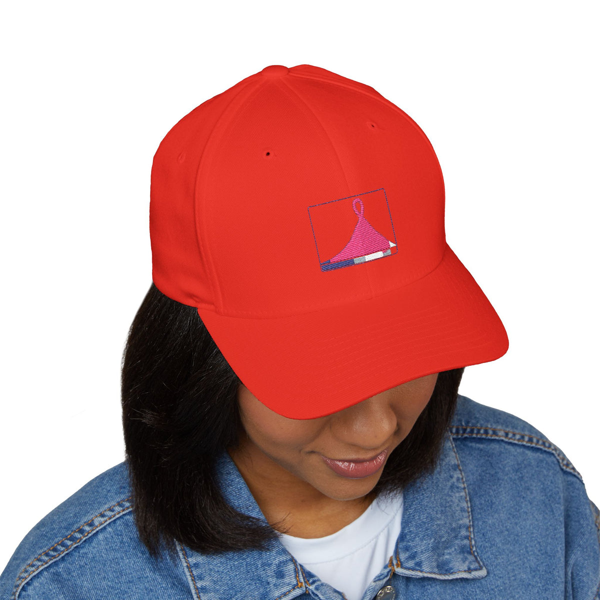 Histogram of Hope — Breast Cancer Awareness Embroidered Cap (Photographer Collection)